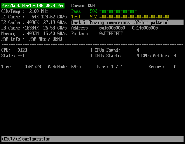 what command will open the memory diagnostics utility