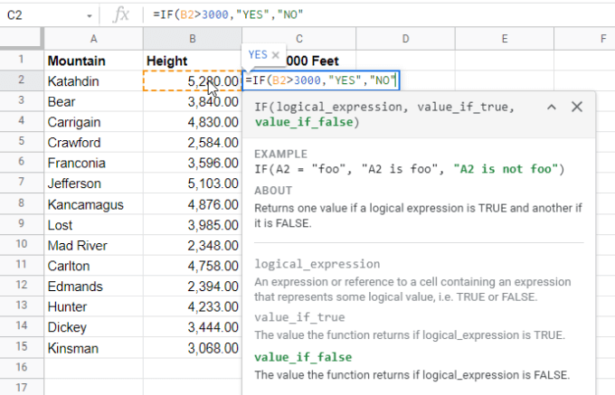 How To Use If And Nested If In Google Sheets