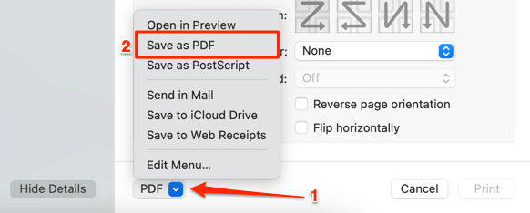 how to save apple pages as pdf
