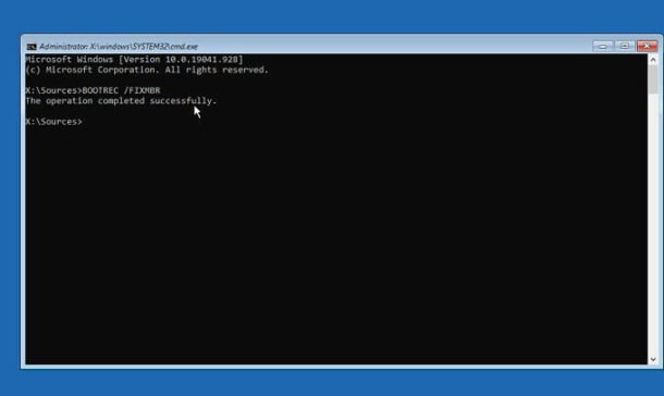 How to Fix the MBR (Master Boot Record) in Windows 10