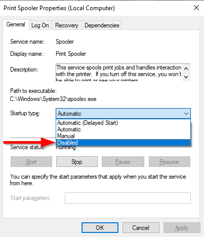 How to Disable Print Spooler Service on Windows 10 - 14