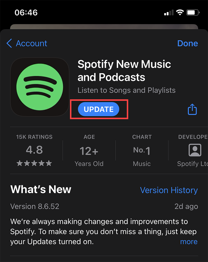 Spotify Player, Wix App Market