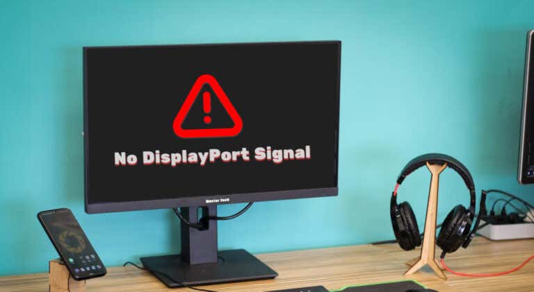 dell p2422h no dp signal from your device