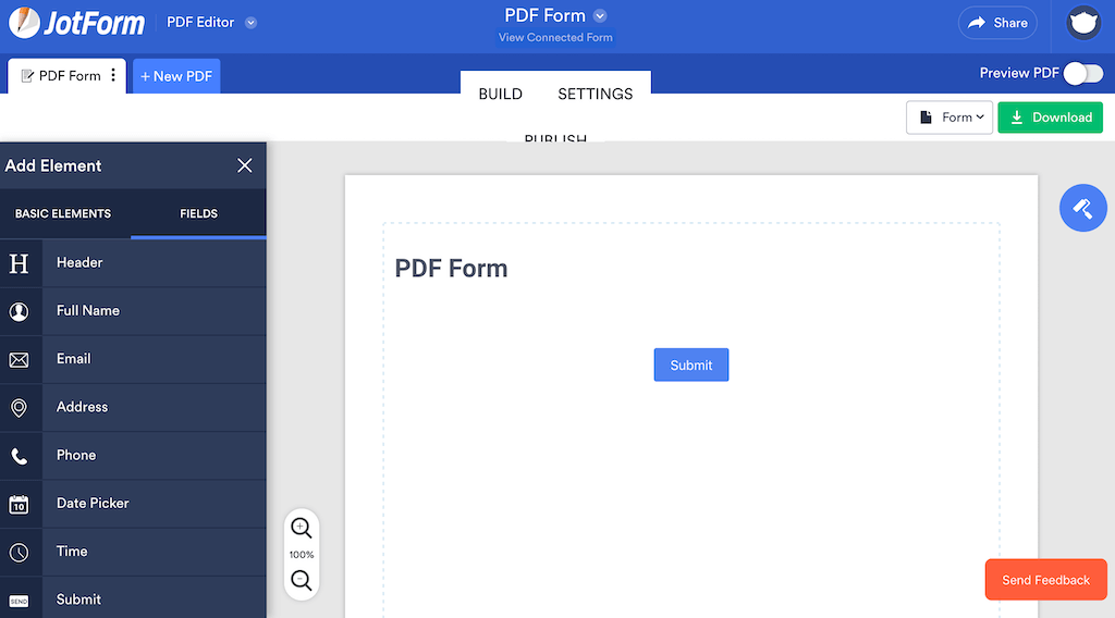 free pdf forms creator for mac