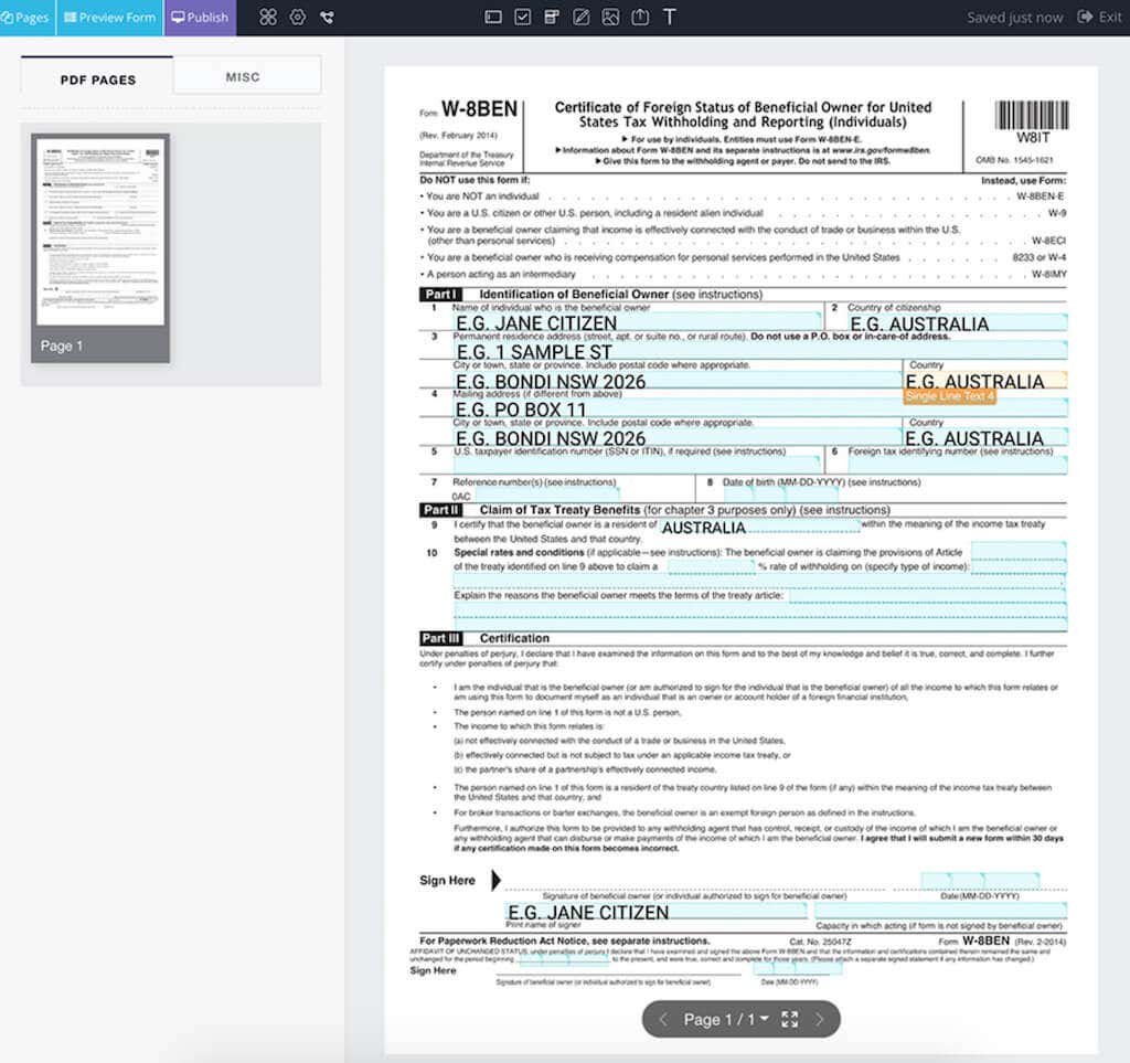 Create A Fillable Pdf Form From A Pdf Document Printable Form Templates And Letter