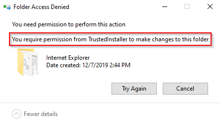 TrustedInstaller Permissions: How to Add, Delete, or Change System Files image 2