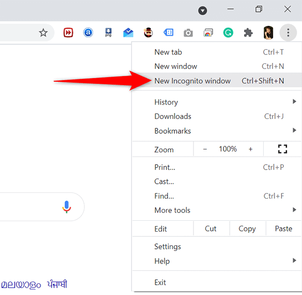 How to Fix an  Err empty response  Error in Google Chrome - 22
