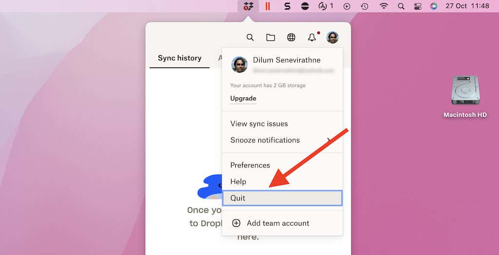 How to Uninstall Dropbox on Mac, Windows, and Linux image 2