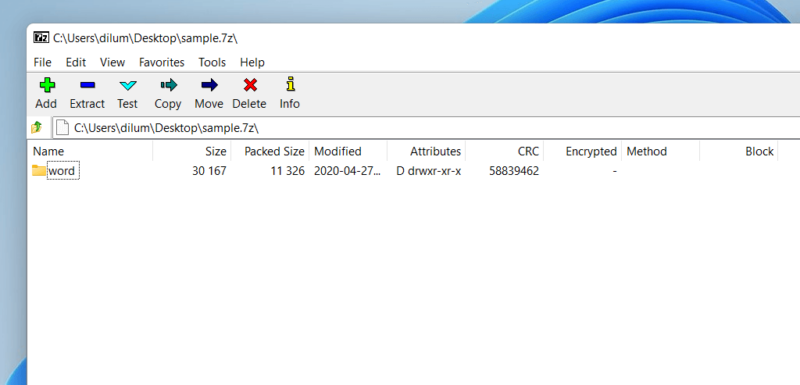 extracting 7z files windows 10