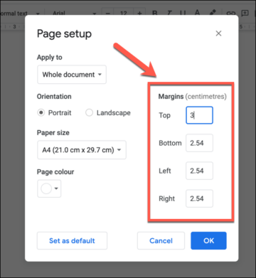 How to Change Margins in Google Docs