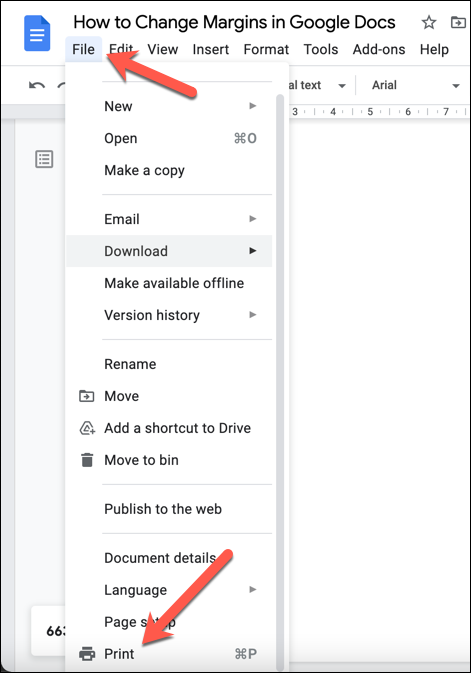 How to Change Margins in Google Docs