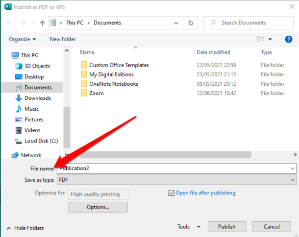 How To Convert Microsoft Publisher Files to PDF