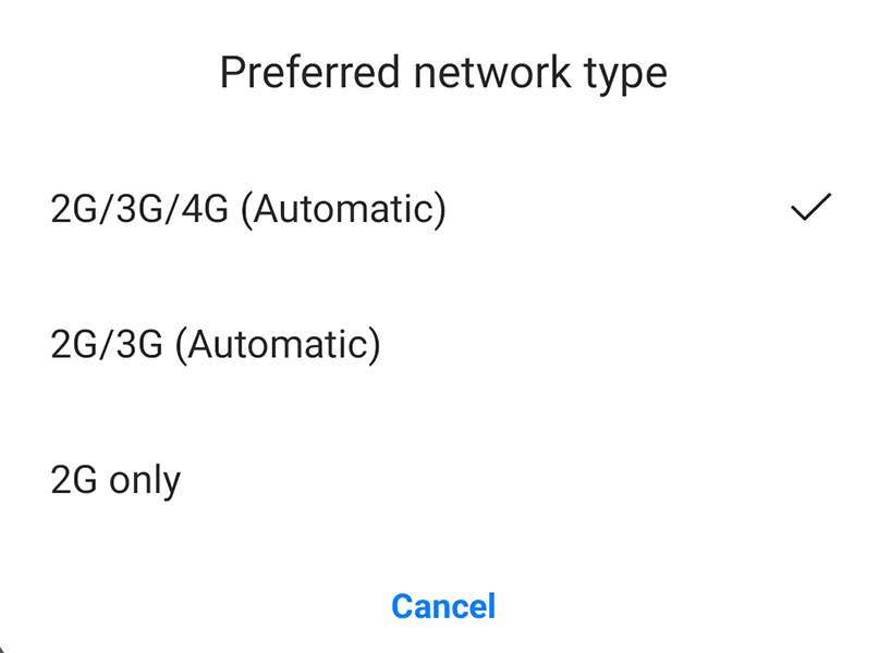 How to Fix the  Not Registered on Network  Error on Android - 40