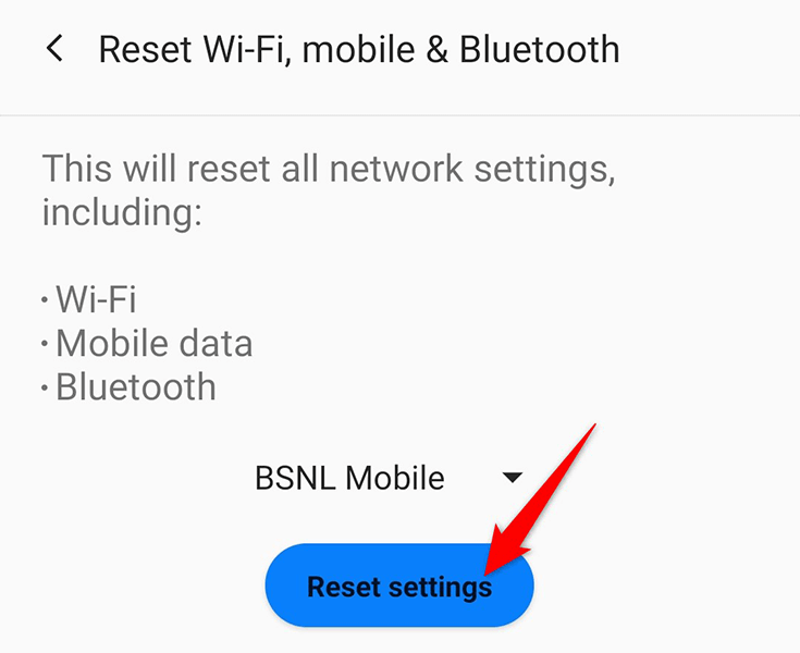 How to Fix the  Not Registered on Network  Error on Android - 7