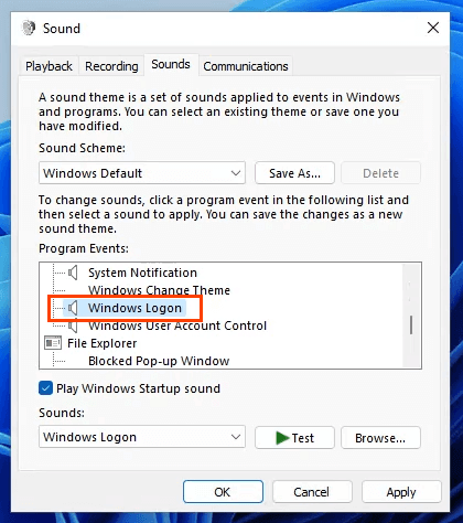 How To Change or Disable the Windows 11 Startup Sound - 28