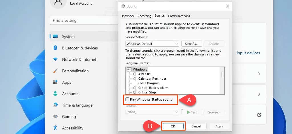 How To Change or Disable the Windows 11 Startup Sound - 44
