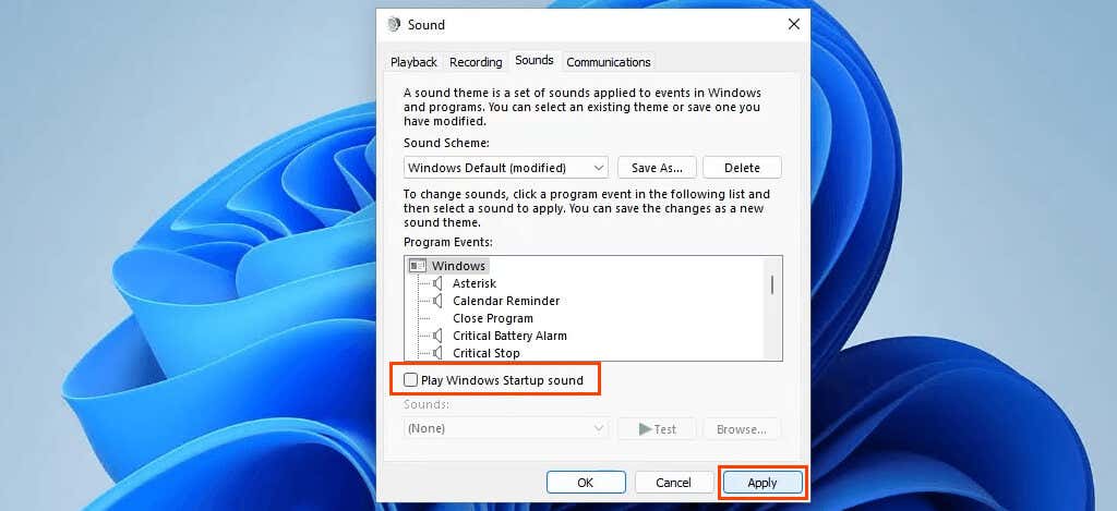 How To Change or Disable the Windows 11 Startup Sound - 41