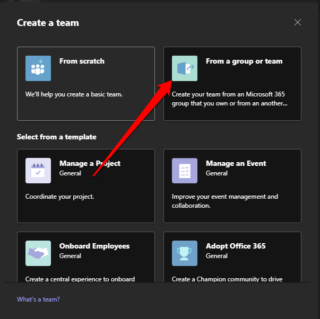 How to Create a Team in Microsoft Teams