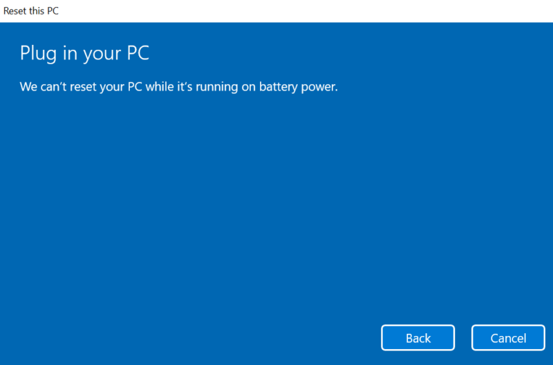 How to Factory Reset Windows