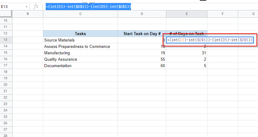 How to Add a Gantt Chart in Google Docs image 5