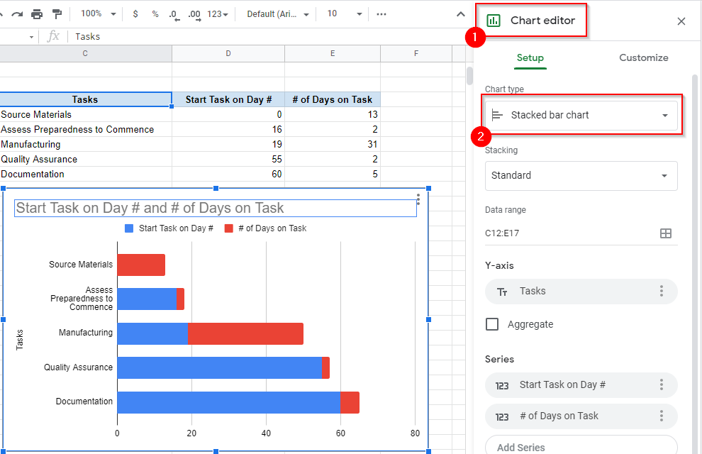 How to Add a Gantt Chart in Google Docs image 7
