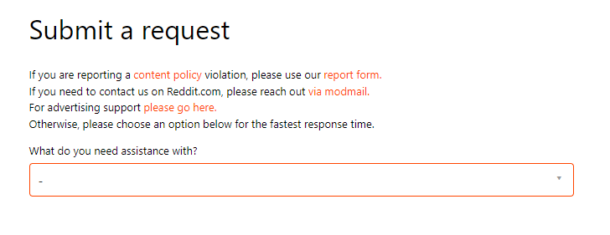 How to Report a Subreddit