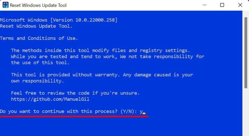 How to Use the Reset Windows Update Tool