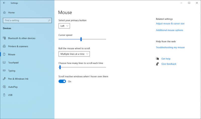 A Complete Guide to Mouse Settings in Windows 10