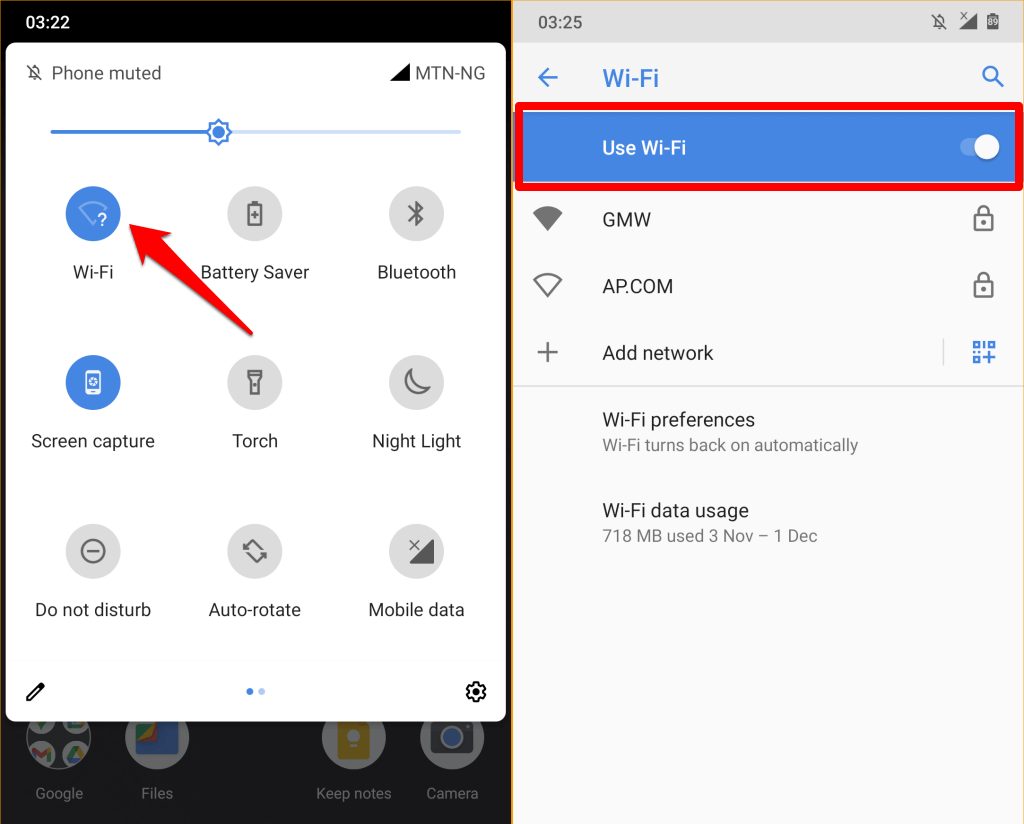 Does your phone have an IP address when not connected to Wi-Fi?
