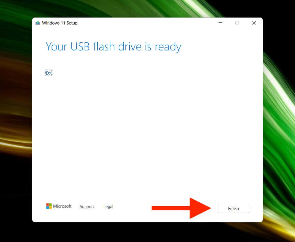 can windows be installed on a flash drive for mac