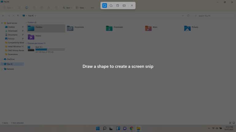 How To Use the Windows 11 Snipping Tool