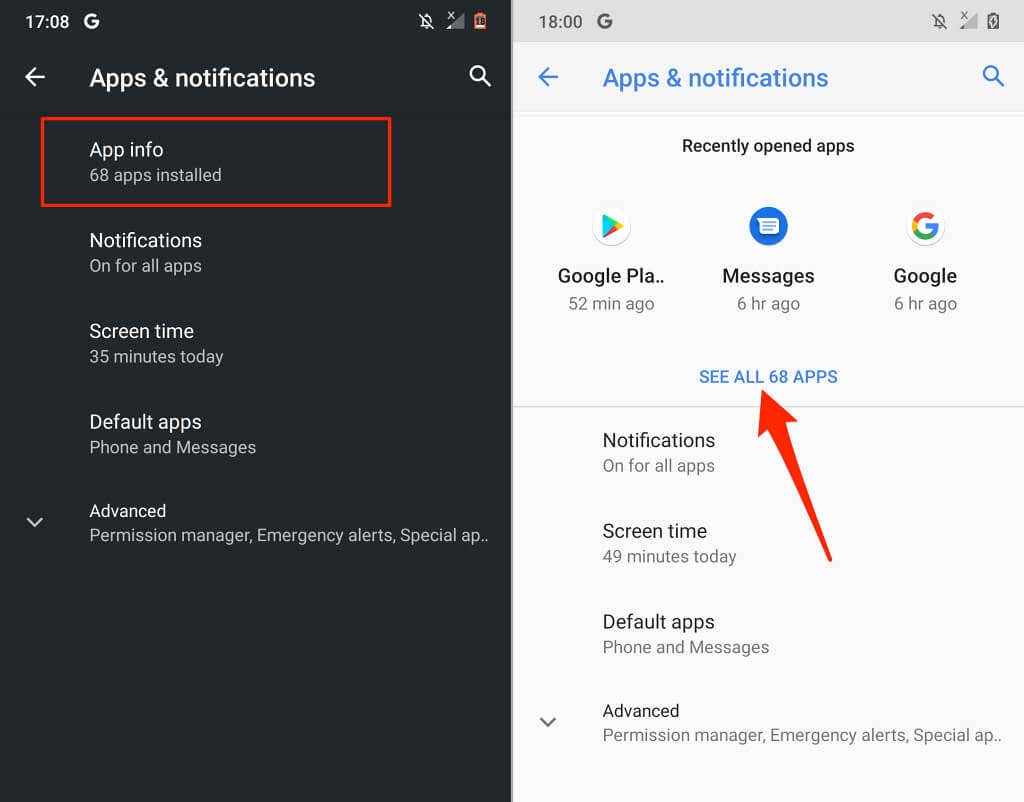 Android Messages App Not Working  12 Fixes to Try - 83