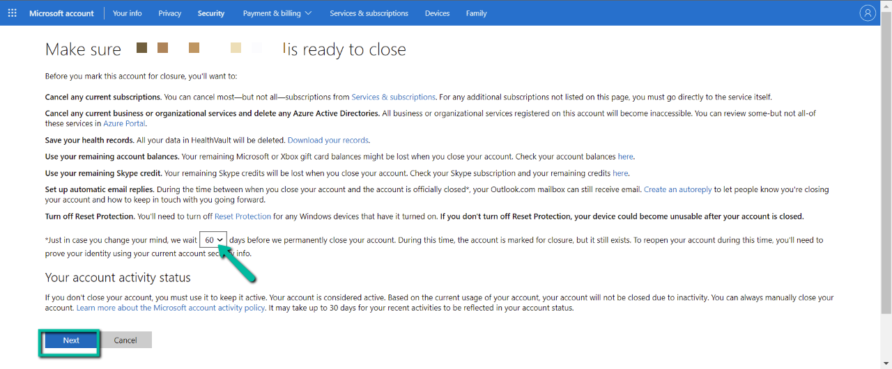 Microsoft sends account closure emails for inactivity to wrong