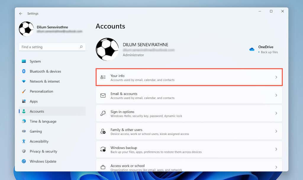 How to Remove a Microsoft Account from Windows 11 - 95