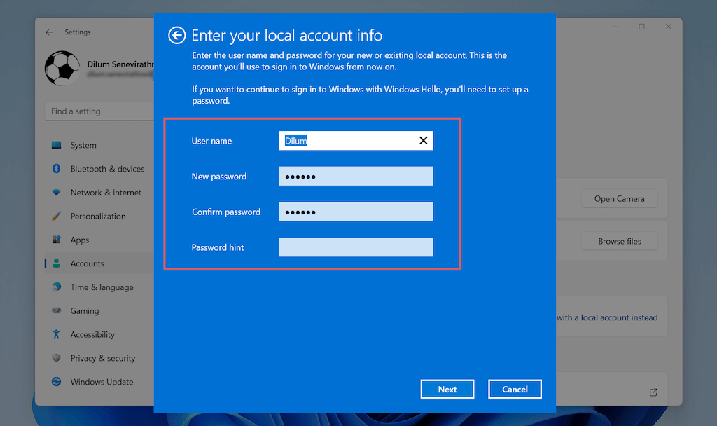 How to Remove a Microsoft Account from Windows 11 - 39
