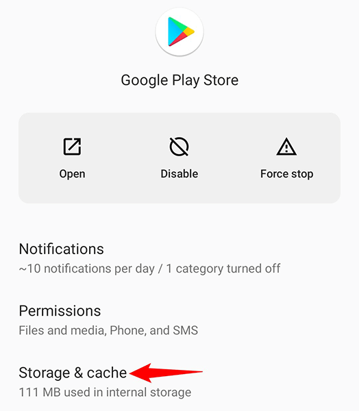 7 play store cache on android