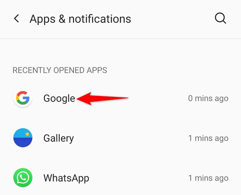 9 google app settings