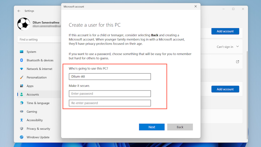 How to Remove a Microsoft Account from Windows 11 - 19