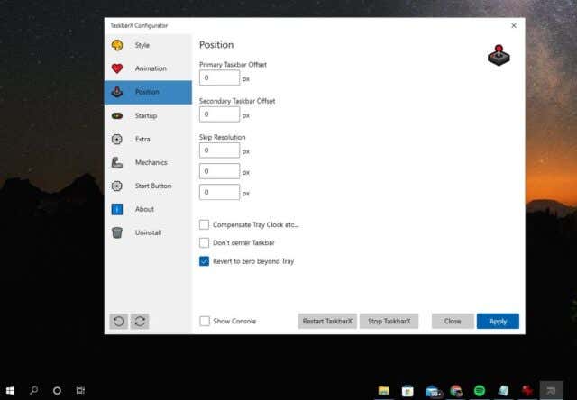 How To Use TaskbarX To Customize Your Windows Taskbar