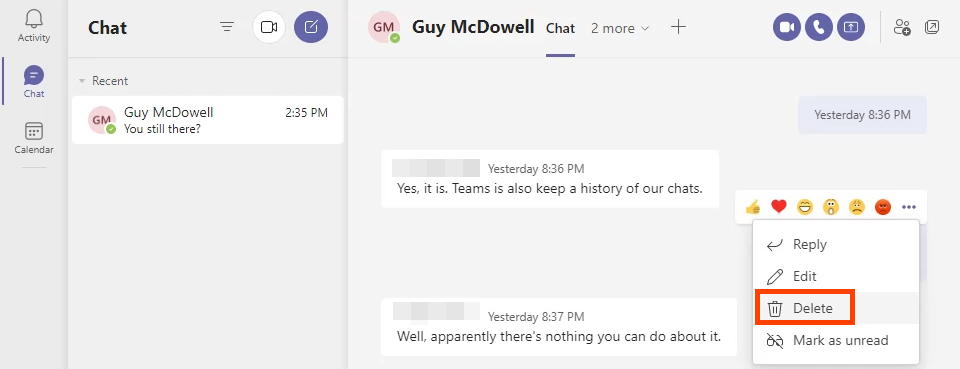 How to Enable or Disable Chat History in Microsoft Teams image 17