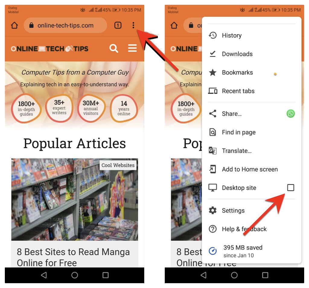  How to View  Desktop Site on Android and iOS