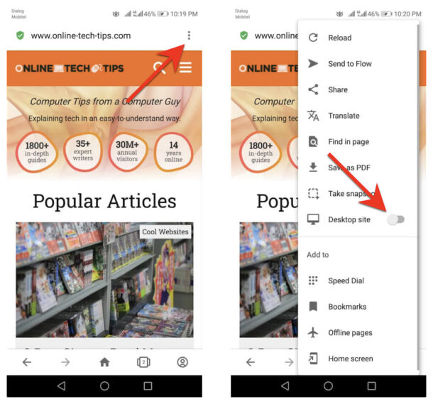 How to Activate Desktop Mode in Any Browser on Android & iOS
