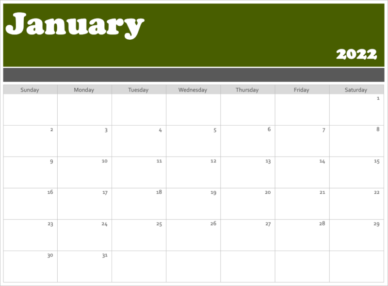 How to Make a Simple Calendar in Microsoft Word