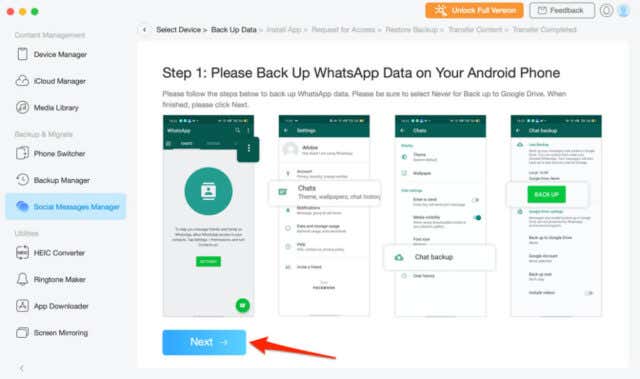 How to Transfer WhatsApp Data From Android to iPhone