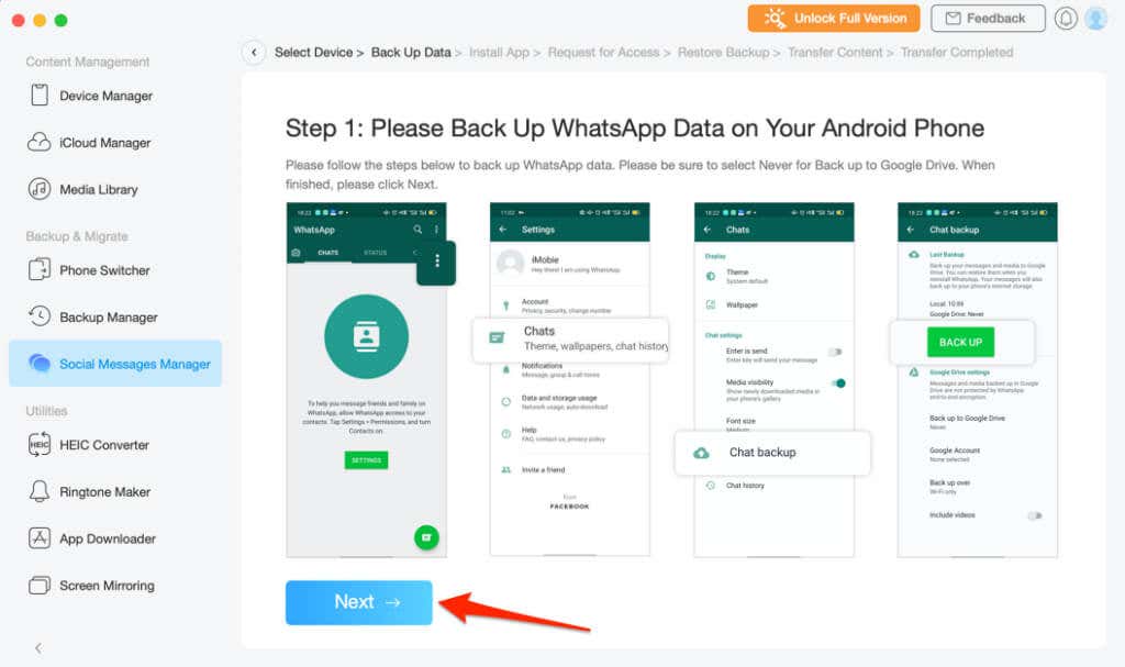 How to Transfer WhatsApp Data From Android to iPhone - 26