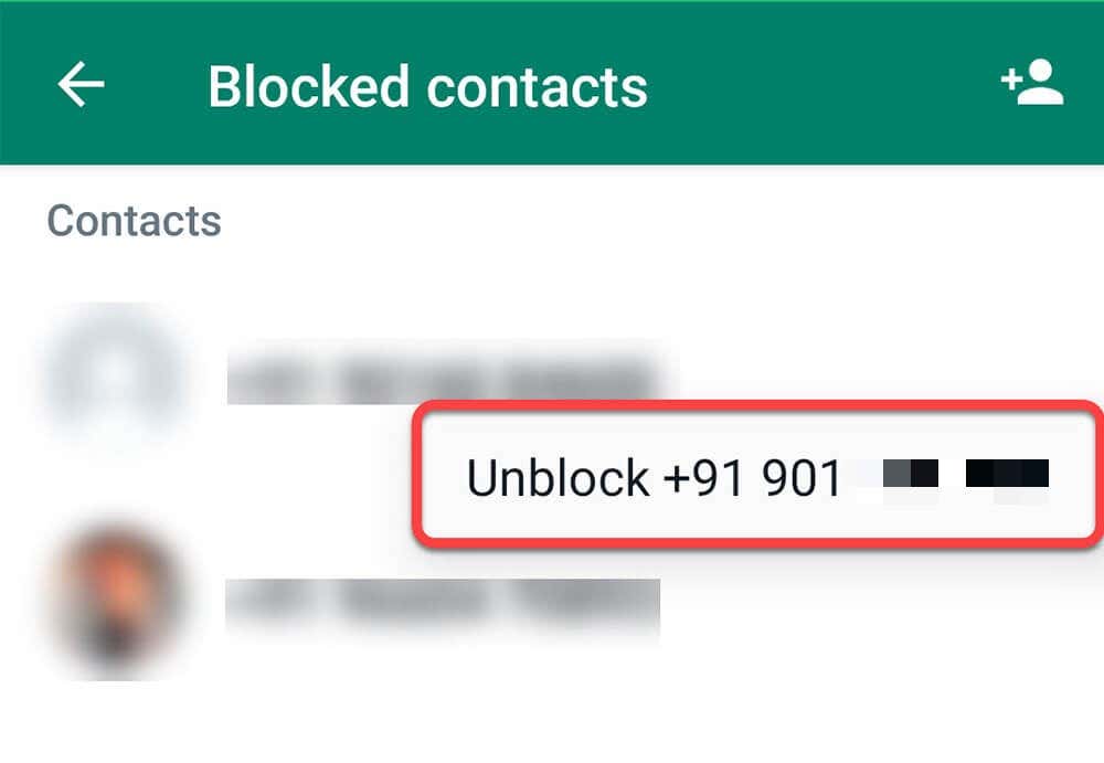 25. unblock whatsapp