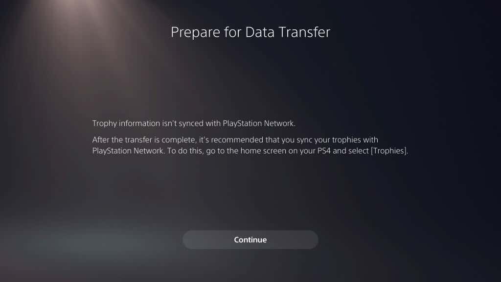 7 Prepare For Data Transfer