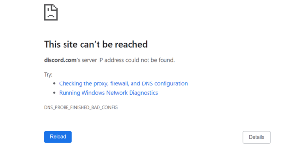 GOOGLE CHROME IP ADDRESS COULD NOT BE FOUND visual data 6