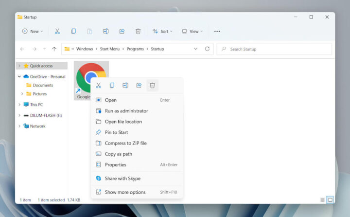 How to Locate the Startup Folder in Windows 11