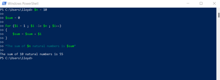 How a PowerShell For Loop Can Run a Command Multiple Times